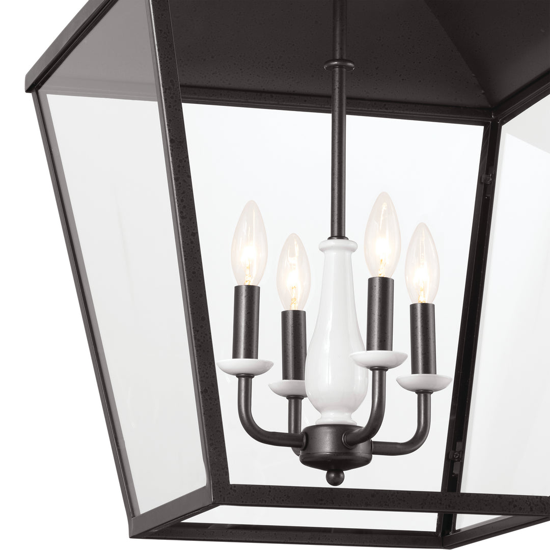 Kichler Canada - 52475AVI - Four Light Foyer Pendant - Dame - Anvil Iron