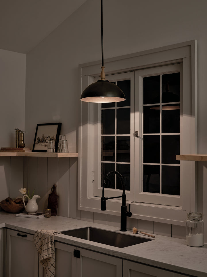 Kichler Canada - 52476AVI - One Light Pendant - Fira - Anvil Iron