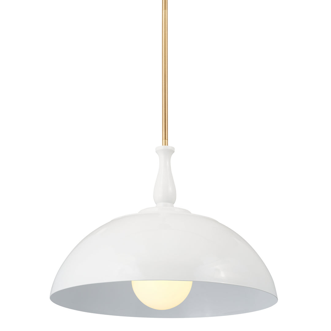 Kichler Canada - 52477WH - One Light Pendant - Fira - White