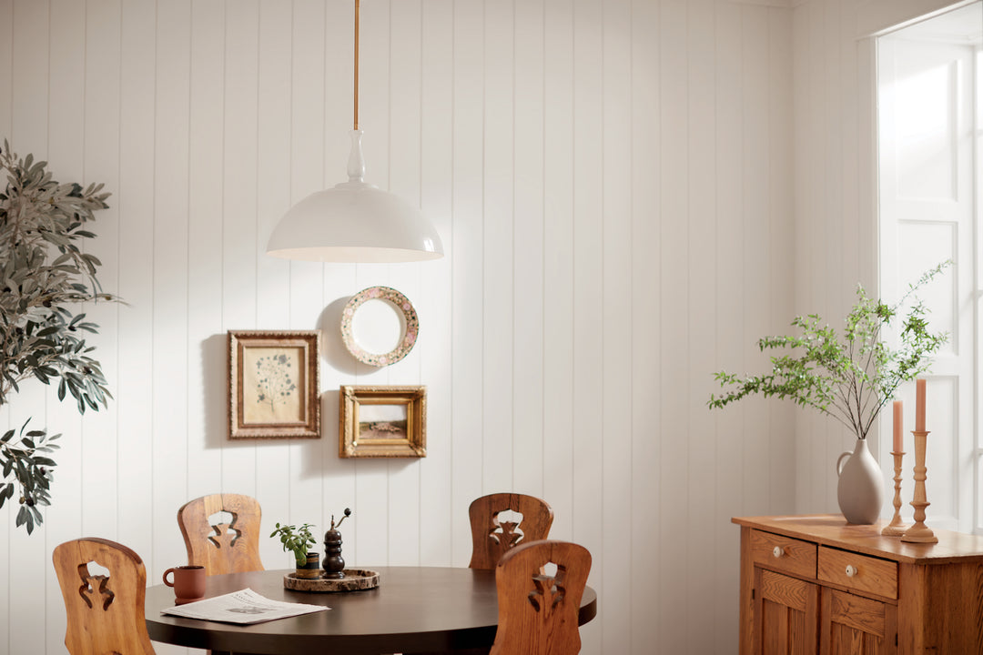 Kichler Canada - 52477WH - One Light Pendant - Fira - White