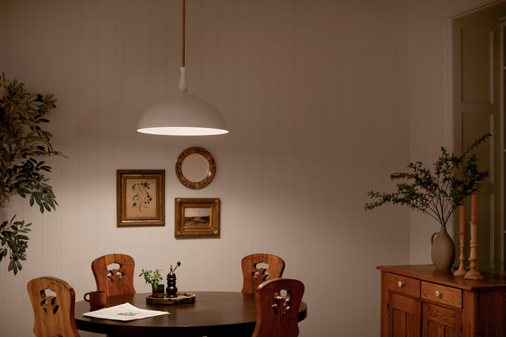 Kichler Canada - 52477WH - One Light Pendant - Fira - White
