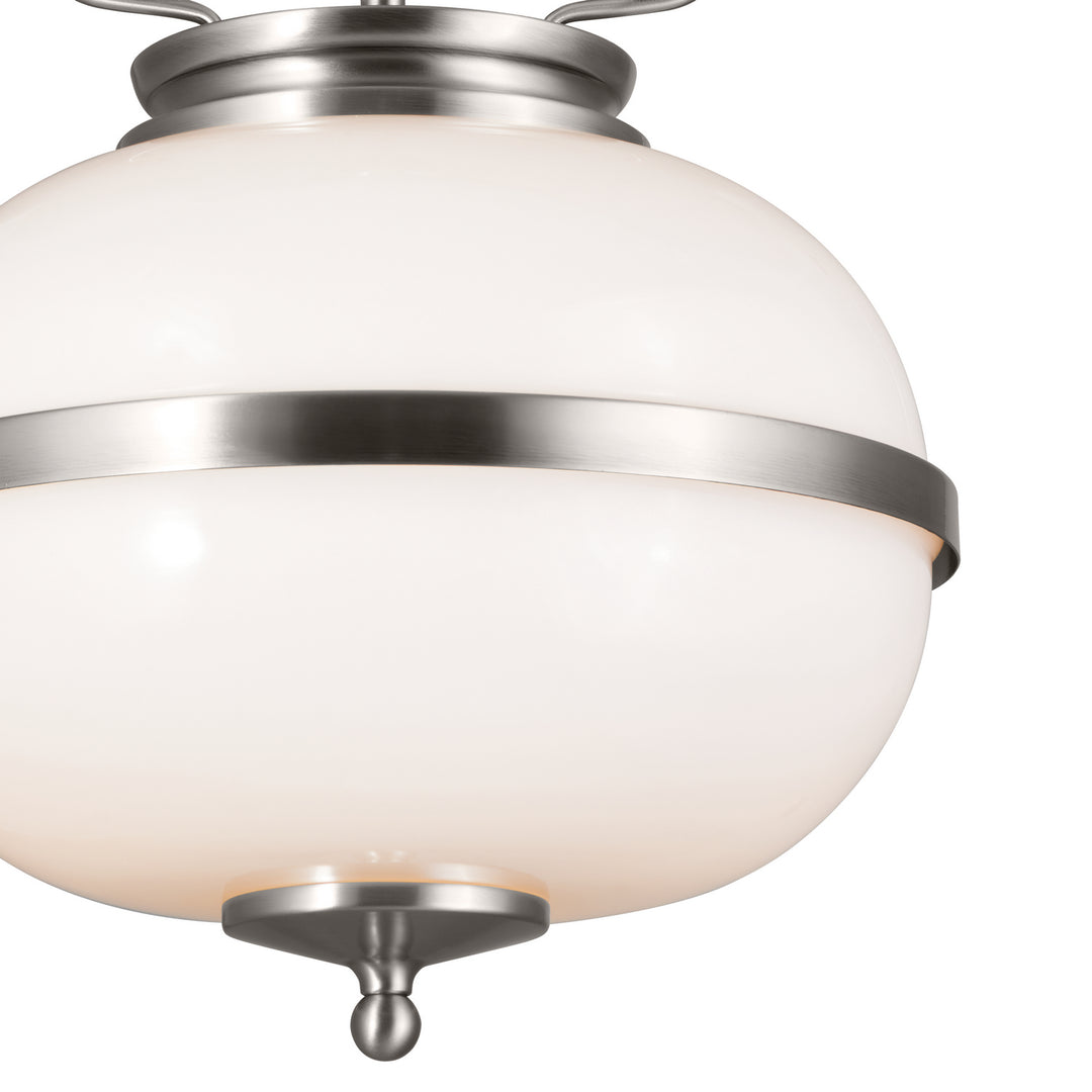 Kichler Canada - 52478CLP - Two Light Pendant - Opal - Classic Pewter