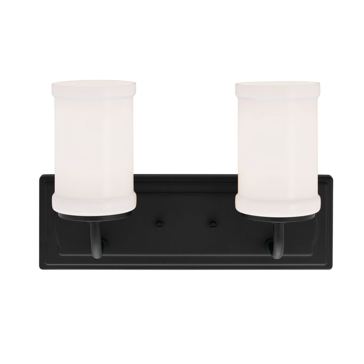 Kichler Canada - 55130BKT - Two Light Bath - Vetivene - Textured Black