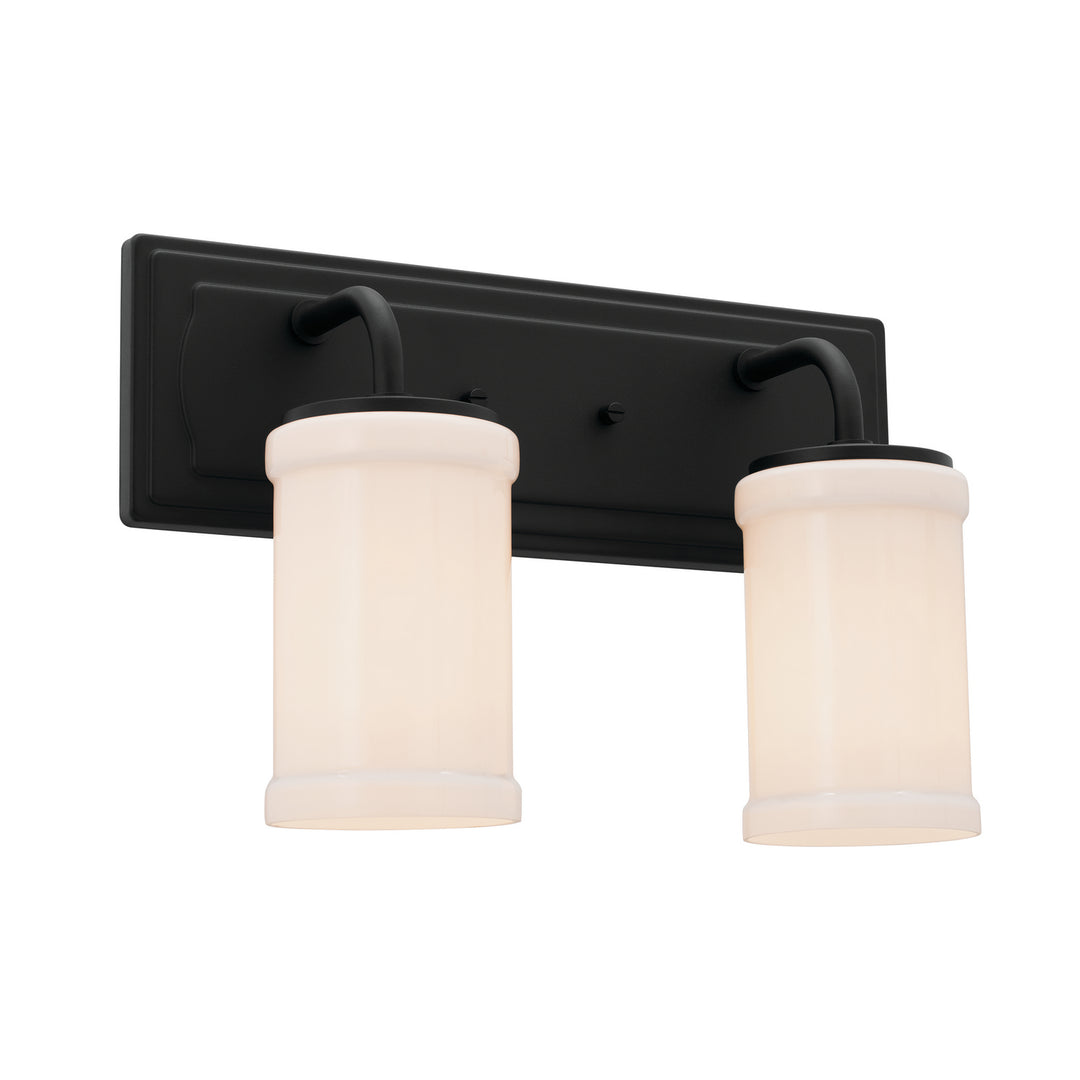 Kichler Canada - 55130BKT - Two Light Bath - Vetivene - Textured Black