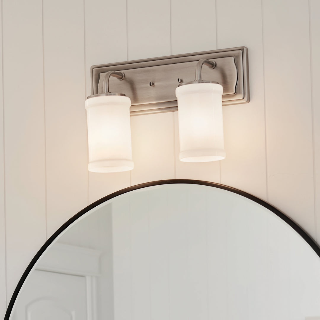 Kichler Canada - 55130CLP - Two Light Bath - Vetivene - Classic Pewter