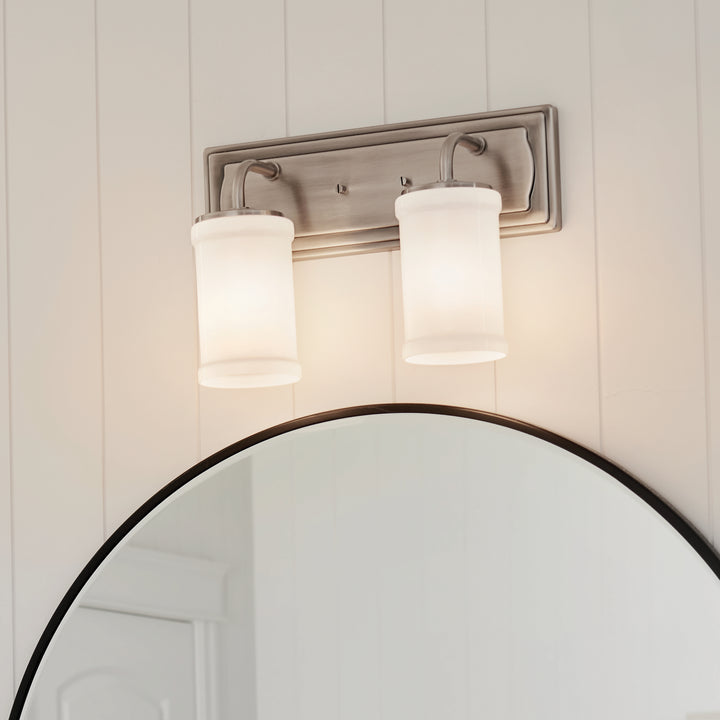 Kichler Canada - 55130CLP - Two Light Bath - Vetivene - Classic Pewter