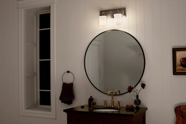 Kichler Canada - 55130CLP - Two Light Bath - Vetivene - Classic Pewter