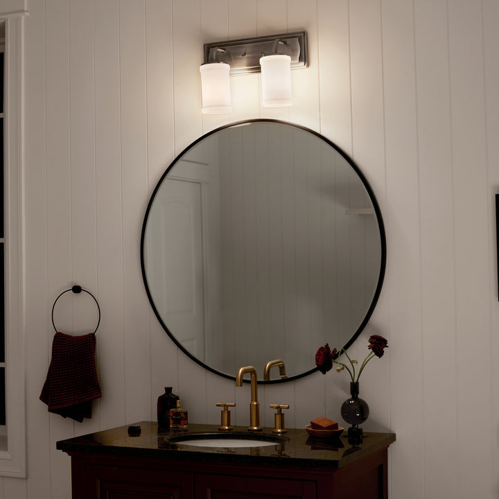 Kichler Canada - 55130CLP - Two Light Bath - Vetivene - Classic Pewter