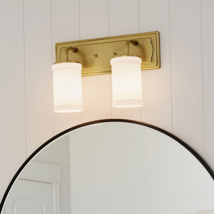 Kichler Canada - 55130NBR - Two Light Bath - Vetivene - Natural Brass
