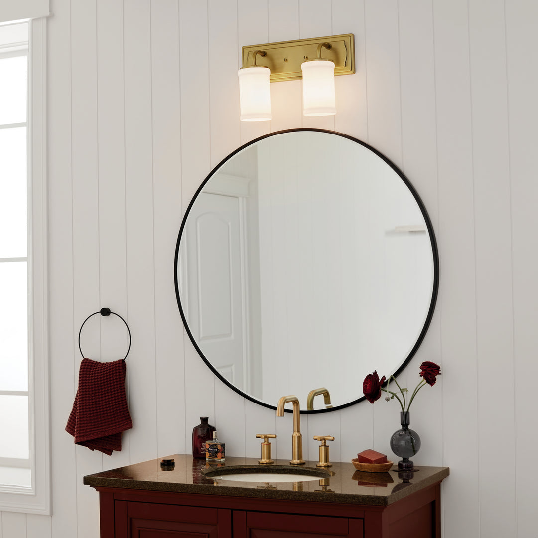 Kichler Canada - 55130NBR - Two Light Bath - Vetivene - Natural Brass
