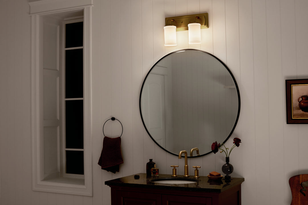 Kichler Canada - 55130NBR - Two Light Bath - Vetivene - Natural Brass