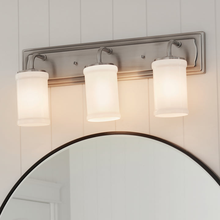 Kichler Canada - 55131CLP - Three Light Bath - Vetivene - Classic Pewter