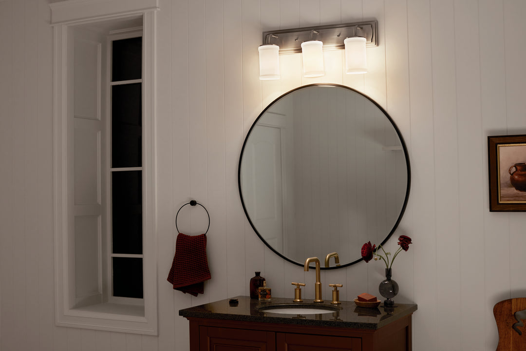 Kichler Canada - 55131CLP - Three Light Bath - Vetivene - Classic Pewter