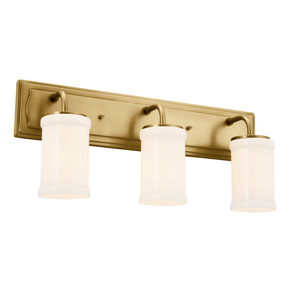 Kichler Canada - 55131NBR - Three Light Bath - Vetivene - Natural Brass