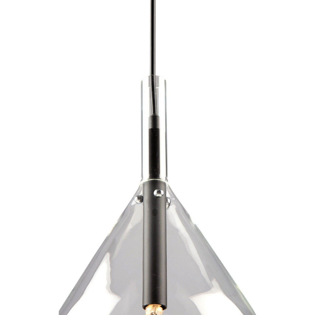Artcraft Canada - AC11161BK - One Light Pendant - Conic - Black