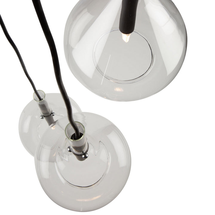 Artcraft Canada - AC11163BK - Three Light Pendant - Conic - Black