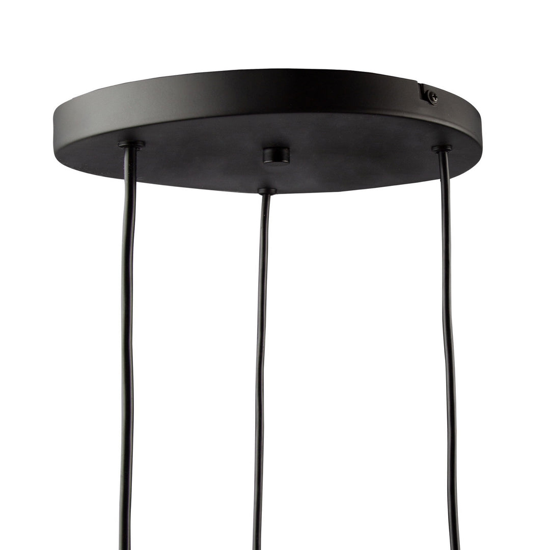 Artcraft Canada - AC11163BK - Three Light Pendant - Conic - Black