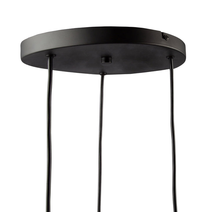 Artcraft Canada - AC11163BK - Three Light Pendant - Conic - Black