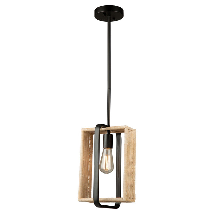 Artcraft Canada - AC11711BK - One Light Pendant - Perris - Black
