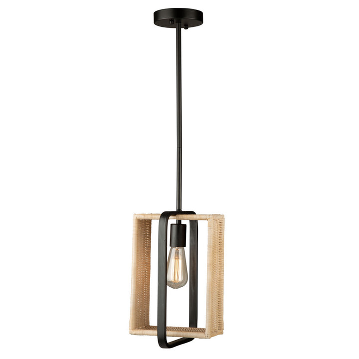 Artcraft Canada - AC11711BK - One Light Pendant - Perris - Black