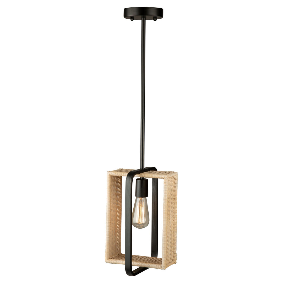 Artcraft Canada - AC11711BK - One Light Pendant - Perris - Black