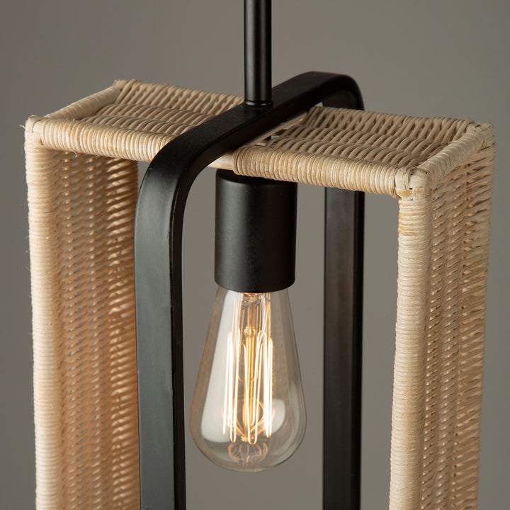 Artcraft Canada - AC11711BK - One Light Pendant - Perris - Black