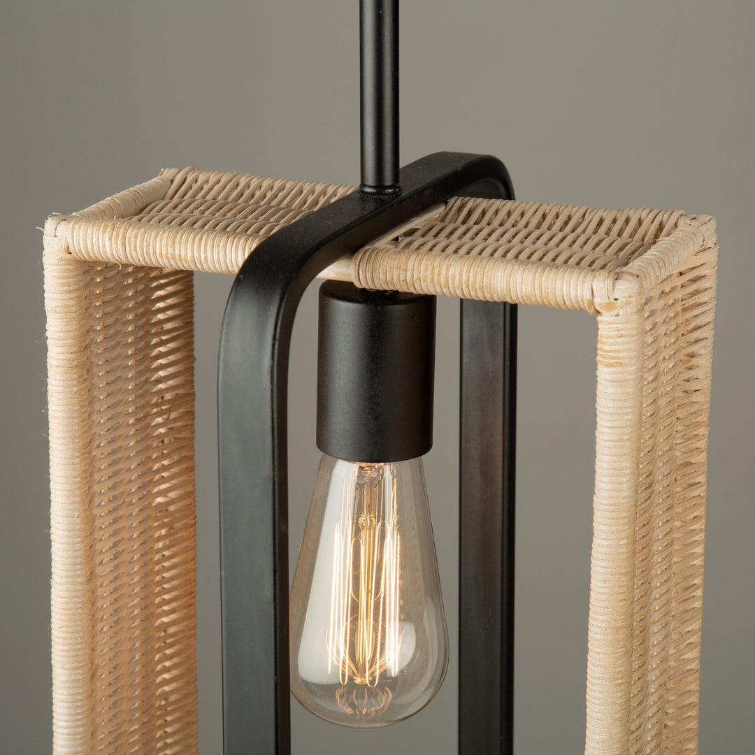 Artcraft Canada - AC11711BK - One Light Pendant - Perris - Black