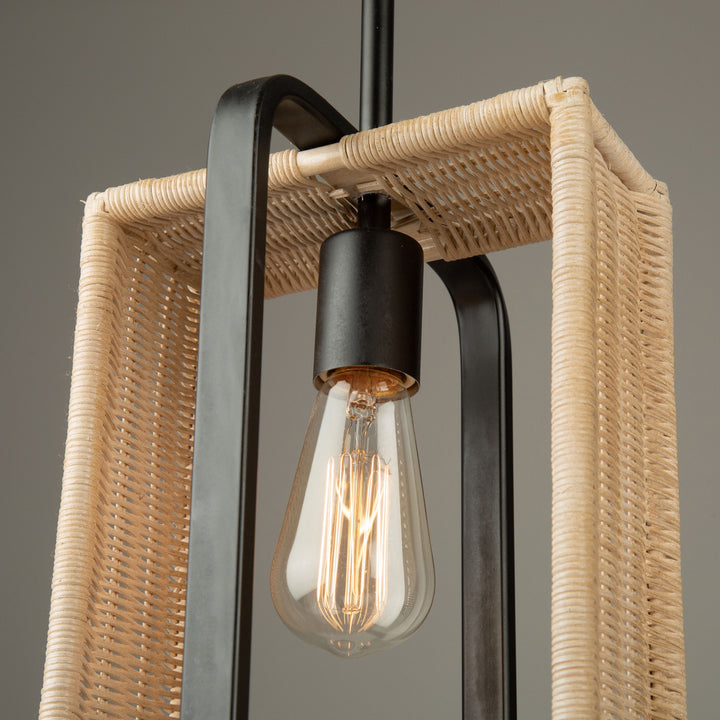 Artcraft Canada - AC11711BK - One Light Pendant - Perris - Black