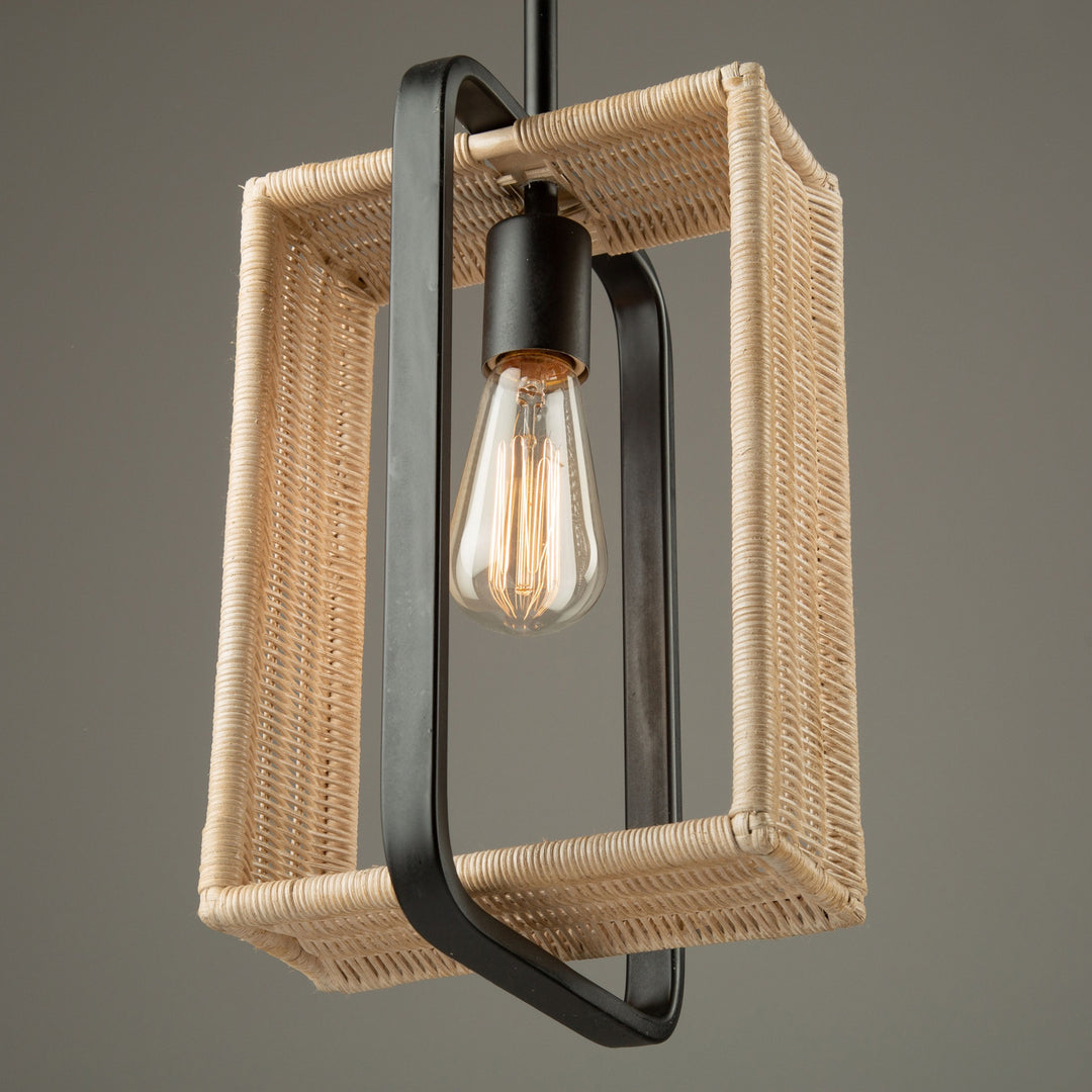 Artcraft Canada - AC11711BK - One Light Pendant - Perris - Black