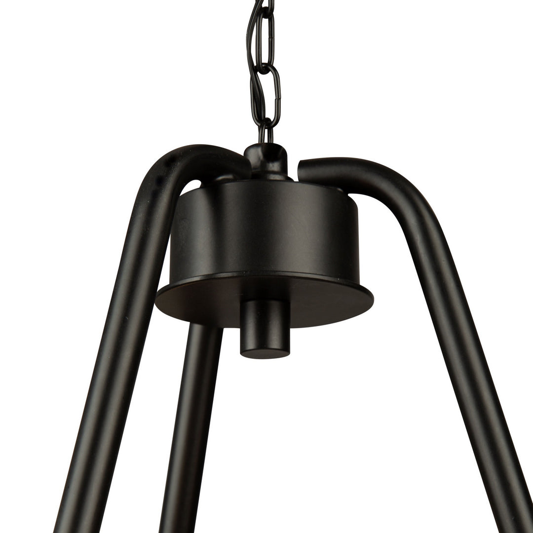 Artcraft Canada - AC11713BK - Three Light Chandelier - Perris - Black