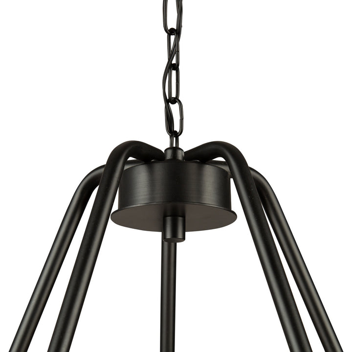 Artcraft Canada - AC11715BK - Five Light Chandelier - Perris - Black
