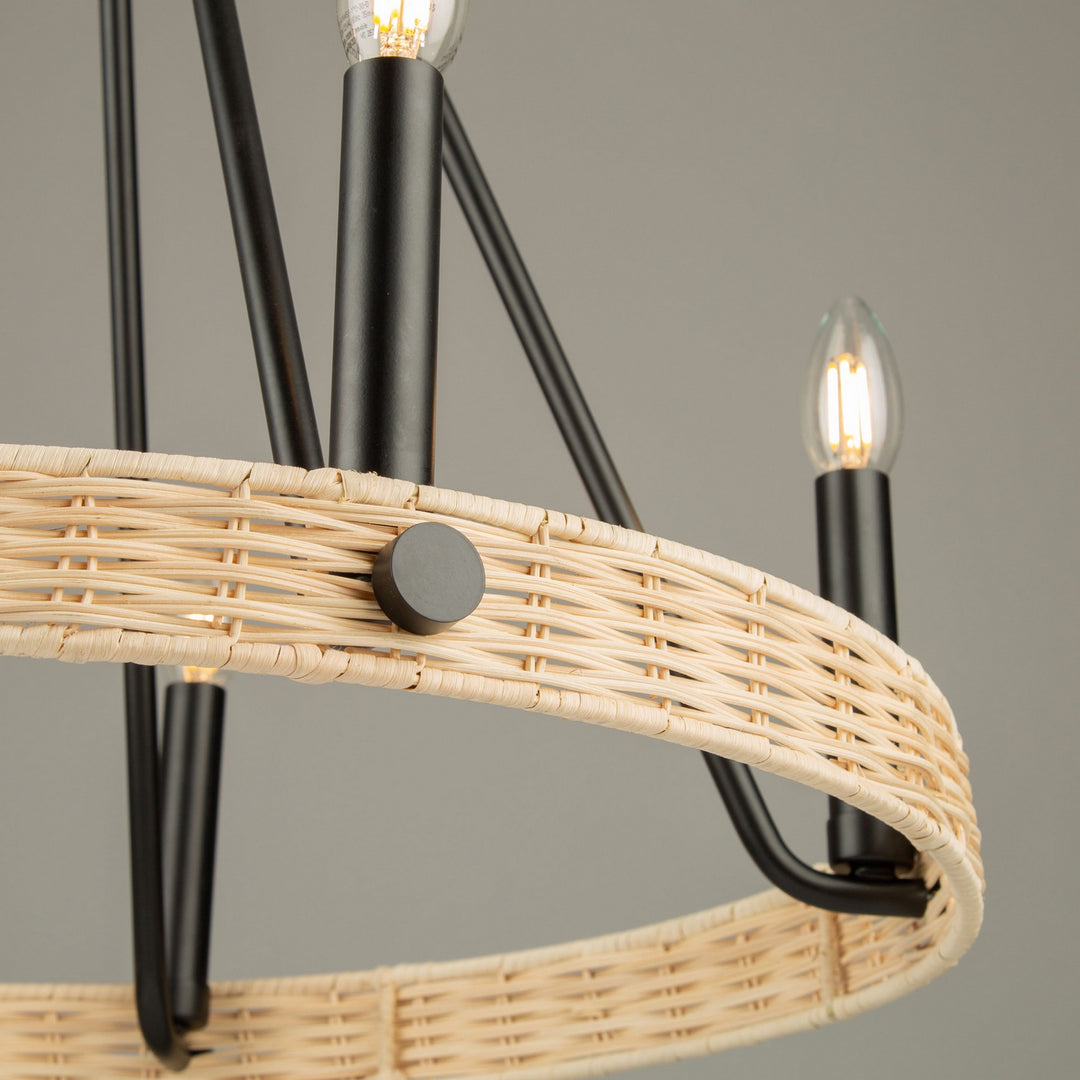 Artcraft Canada - AC11715BK - Five Light Chandelier - Perris - Black