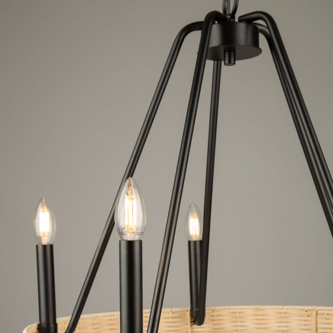 Artcraft Canada - AC11715BK - Five Light Chandelier - Perris - Black