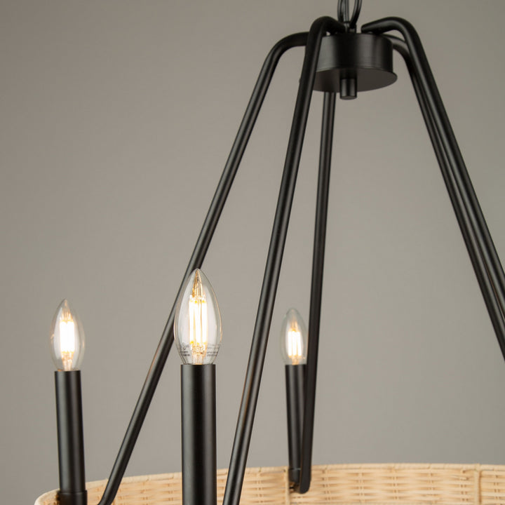 Artcraft Canada - AC11715BK - Five Light Chandelier - Perris - Black
