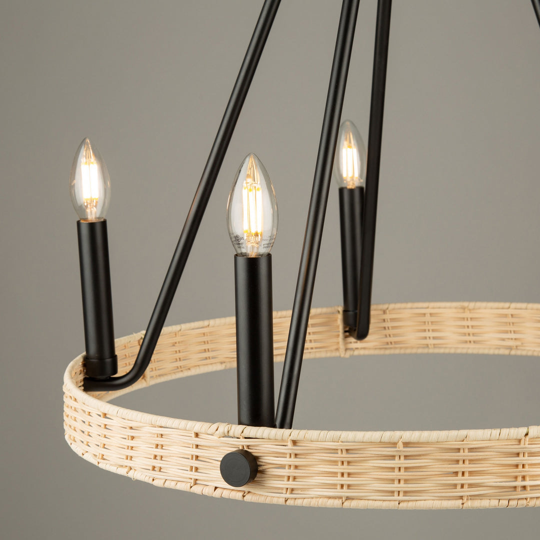 Artcraft Canada - AC11715BK - Five Light Chandelier - Perris - Black
