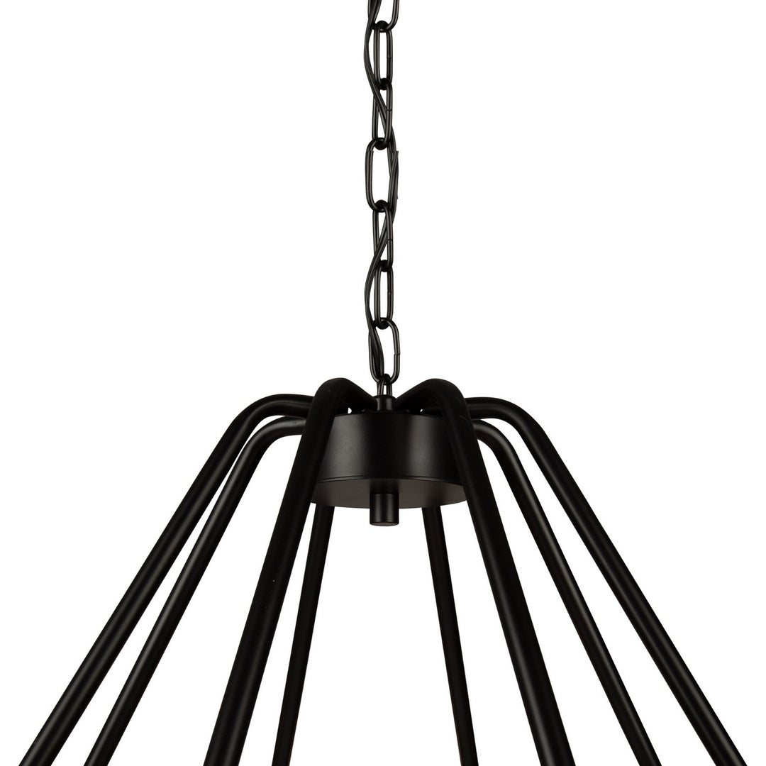 Artcraft Canada - AC11718BK - Eight Light Chandelier - Perris - Black
