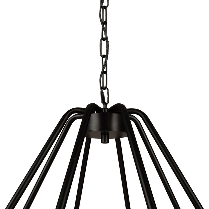 Artcraft Canada - AC11718BK - Eight Light Chandelier - Perris - Black