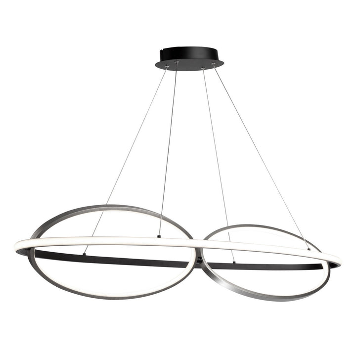 Artcraft Canada - AC6670NB - LED Pendant - Gemini - Black, Nickel