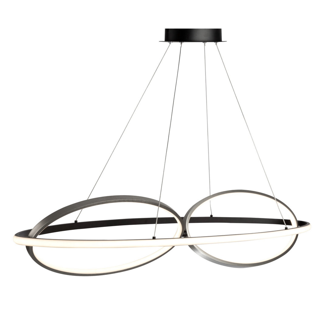 Artcraft Canada - AC6670NB - LED Pendant - Gemini - Black, Nickel