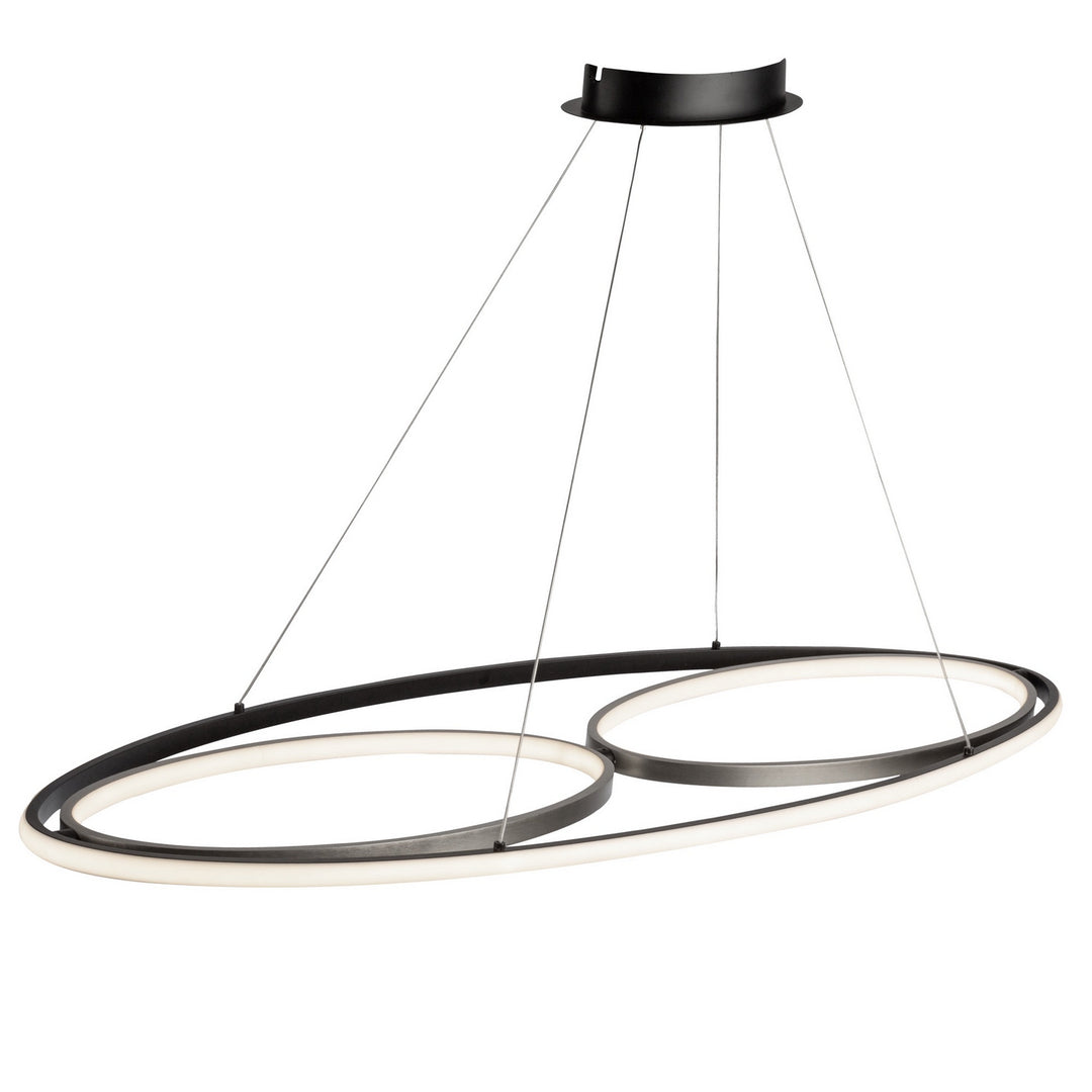 Artcraft Canada - AC6670NB - LED Pendant - Gemini - Black, Nickel