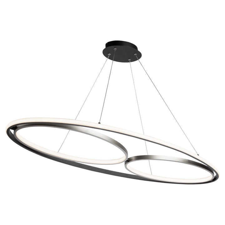 Artcraft Canada - AC6670NB - LED Pendant - Gemini - Black, Nickel