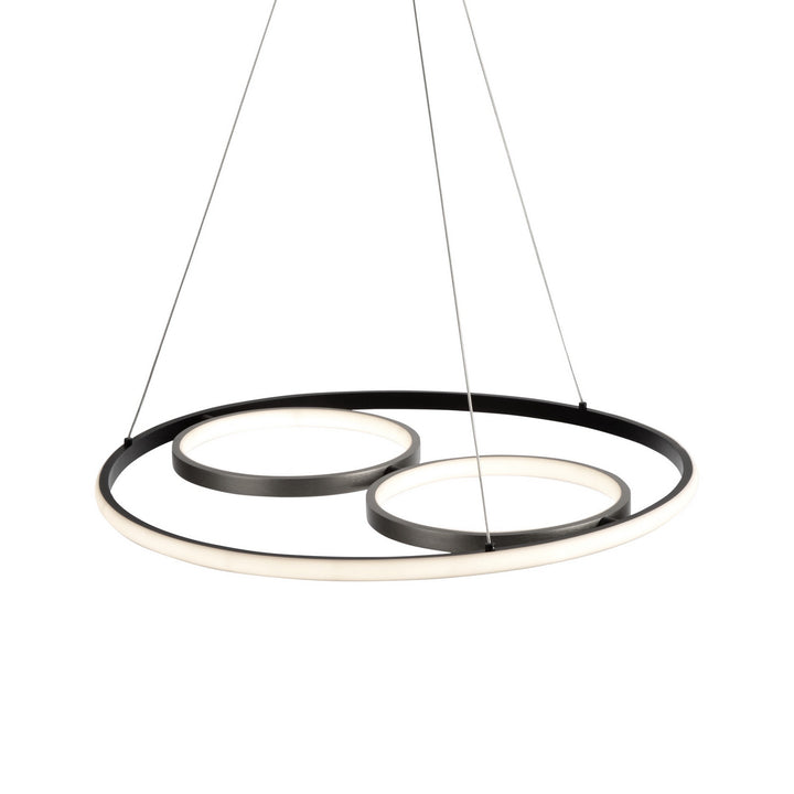 Artcraft Canada - AC6671NB - LED Pendant - Gemini - Black, Nickel