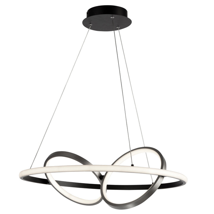 Artcraft Canada - AC6671NB - LED Pendant - Gemini - Black, Nickel