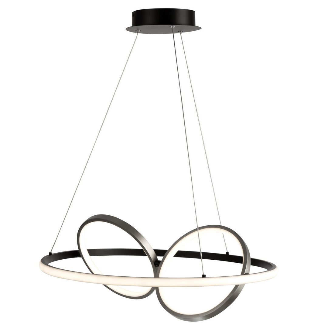 Artcraft Canada - AC6671NB - LED Pendant - Gemini - Black, Nickel