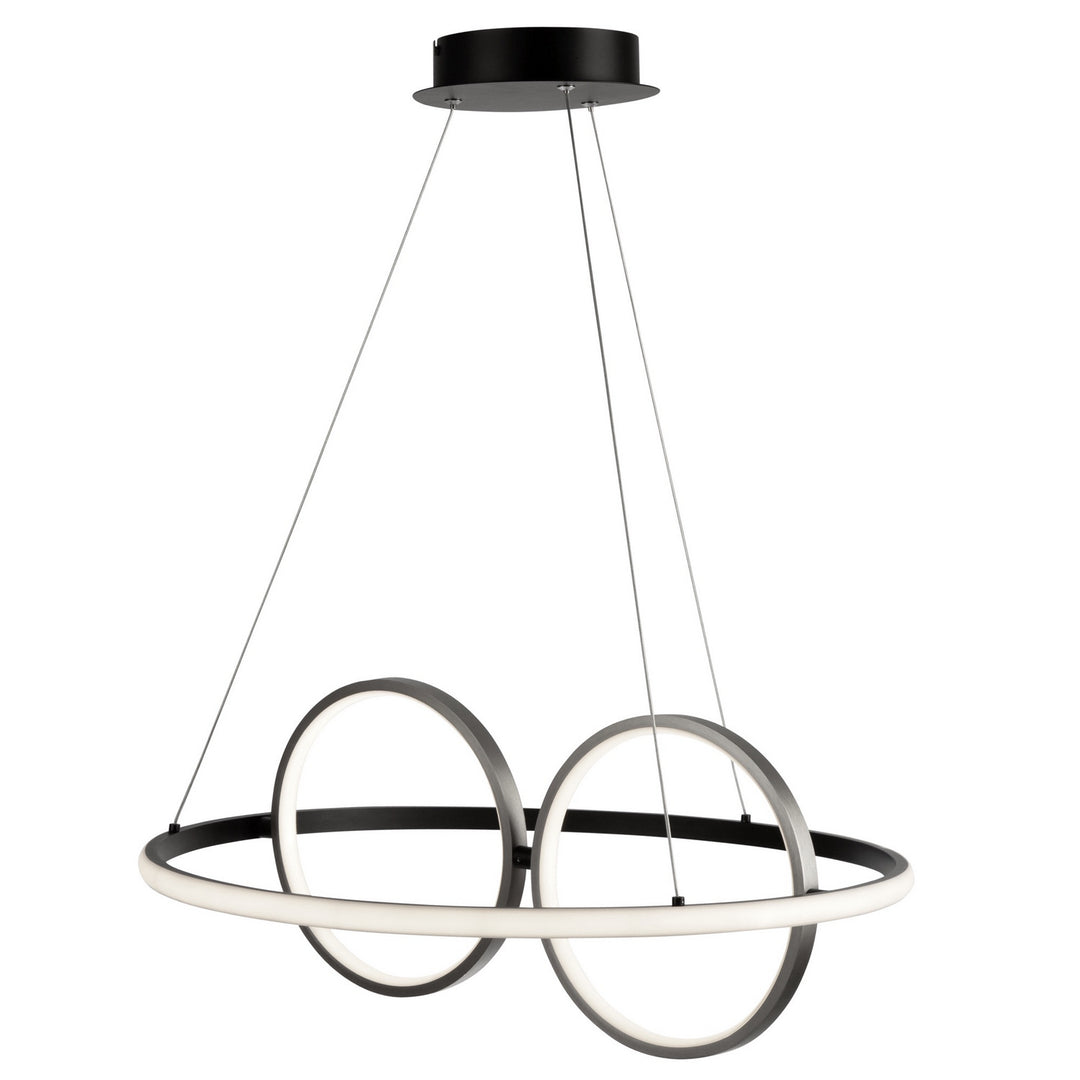 Artcraft Canada - AC6671NB - LED Pendant - Gemini - Black, Nickel