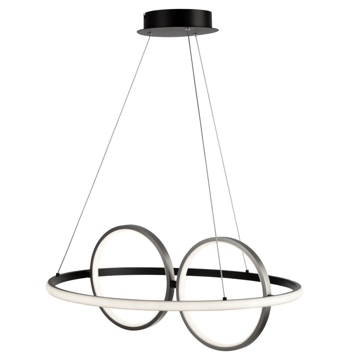 Artcraft Canada - AC6671NB - LED Pendant - Gemini - Black, Nickel