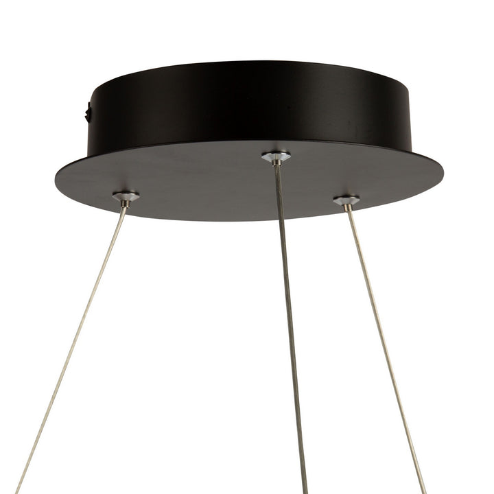 Artcraft Canada - AC6671NB - LED Pendant - Gemini - Black, Nickel