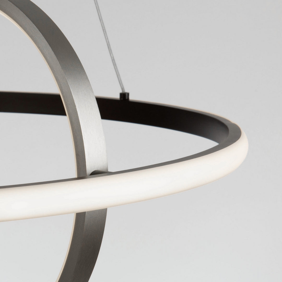Artcraft Canada - AC6671NB - LED Pendant - Gemini - Black, Nickel