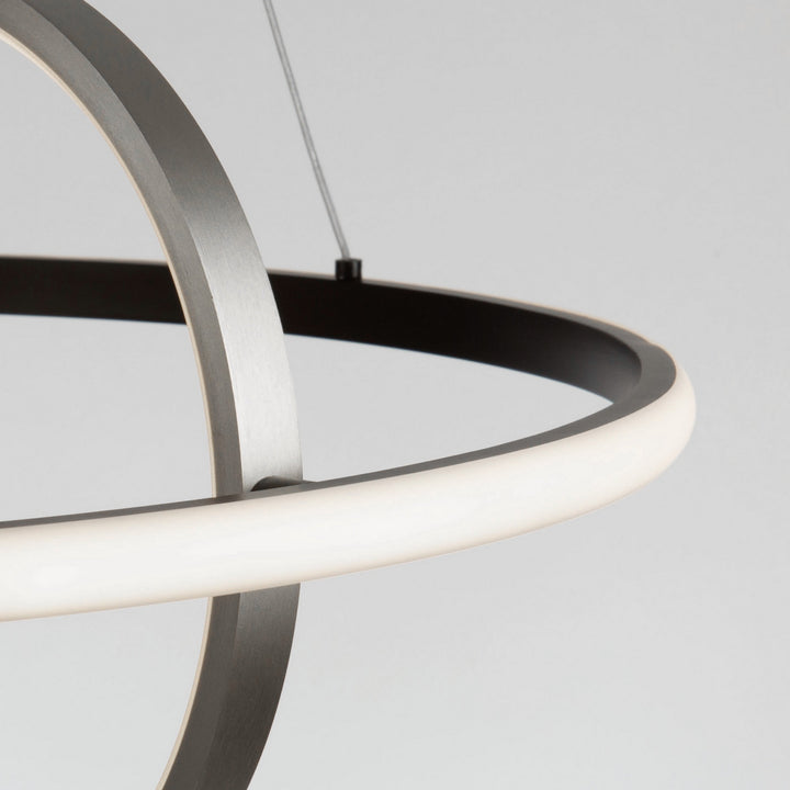 Artcraft Canada - AC6671NB - LED Pendant - Gemini - Black, Nickel