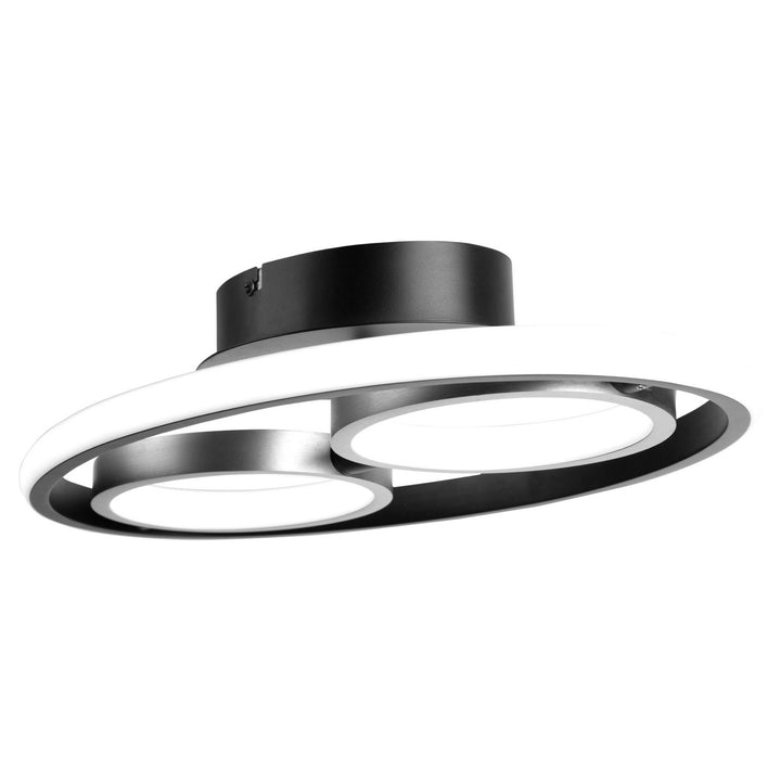 Artcraft Canada - AC6672NB - LED Flush Mount - Gemini - Black, Nickel